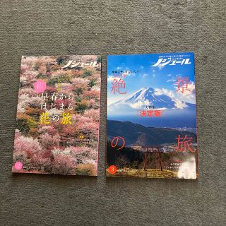 【２冊】ノジュール　５０代からの旅と暮らし発見マガジン　vol.196,197(地図/旅行ガイド)