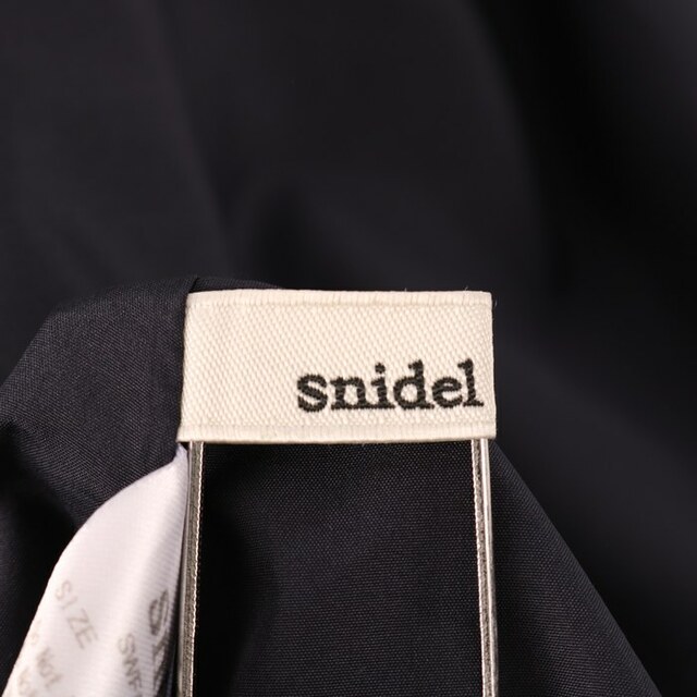 SNIDEL(スナイデル)のスナイデル ノースリーブワンピース フレア クルーネック 切替 ひざ丈 フォーマル レディース 1サイズ ネイビー snidel レディースのワンピース(その他)の商品写真