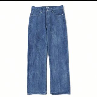 オーラリー(AURALEE)のAURALEE SELVEDGE FADED LIGHT DENIM PANTS(デニム/ジーンズ)