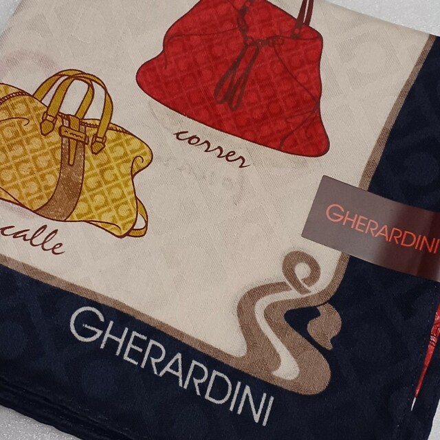 GHERARDINI - 値下げ📌ゲラルディーニ☆大判ハンカチーフ58×58👜の通販