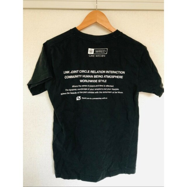 【ワイアードカフェ】ロゴTシャツ 黒 WIRED CAFE レディースのトップス(Tシャツ(半袖/袖なし))の商品写真