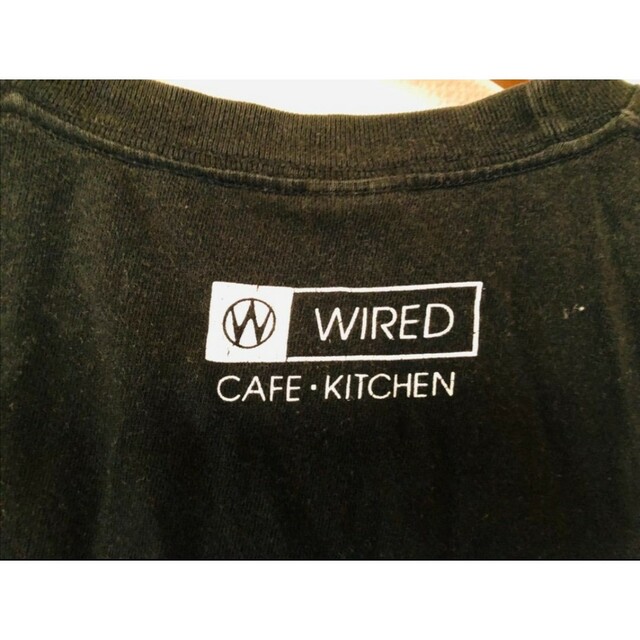 【ワイアードカフェ】ロゴTシャツ 黒 WIRED CAFE レディースのトップス(Tシャツ(半袖/袖なし))の商品写真