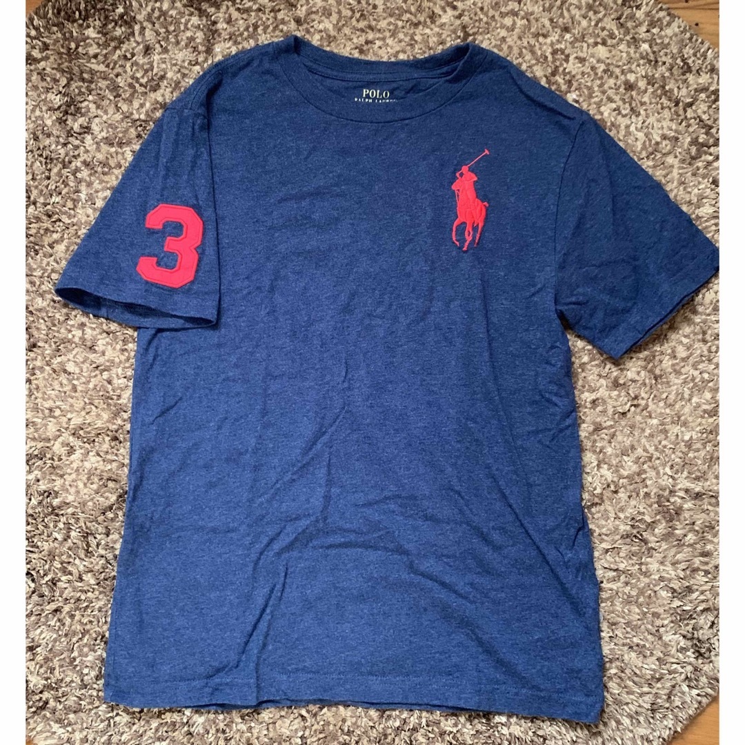 POLO RALPH LAUREN(ポロラルフローレン)の美品✴︎ポロラルフローレン✴︎ビックポニーTシャツ✴︎150（黄色） キッズ/ベビー/マタニティのキッズ服女の子用(90cm~)(Tシャツ/カットソー)の商品写真