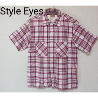 スタイルアイズ(STYLE EYES)のStyle Eyesスタイルアイズ半袖シャツタータンチェックマルチカラーサイズM(シャツ)