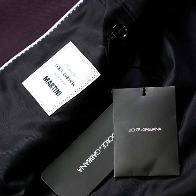DOLCE&GABBANA(ドルチェアンドガッバーナ)の新品DOLCE&GABBANAシルク混ウール スーツ46ドルチェ＆ガッバーナDG メンズのスーツ(セットアップ)の商品写真