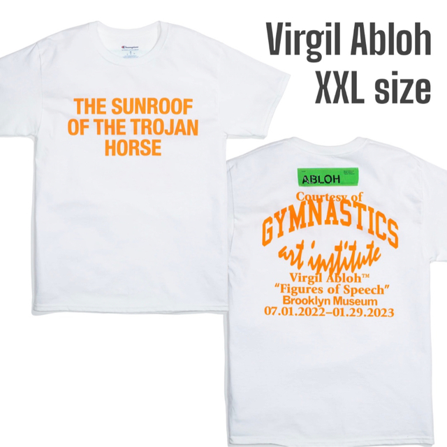 OFF-WHITE(オフホワイト)のvirgil abloh ブルックリンミュージアム限定Tシャツ オフホワイト メンズのトップス(Tシャツ/カットソー(半袖/袖なし))の商品写真