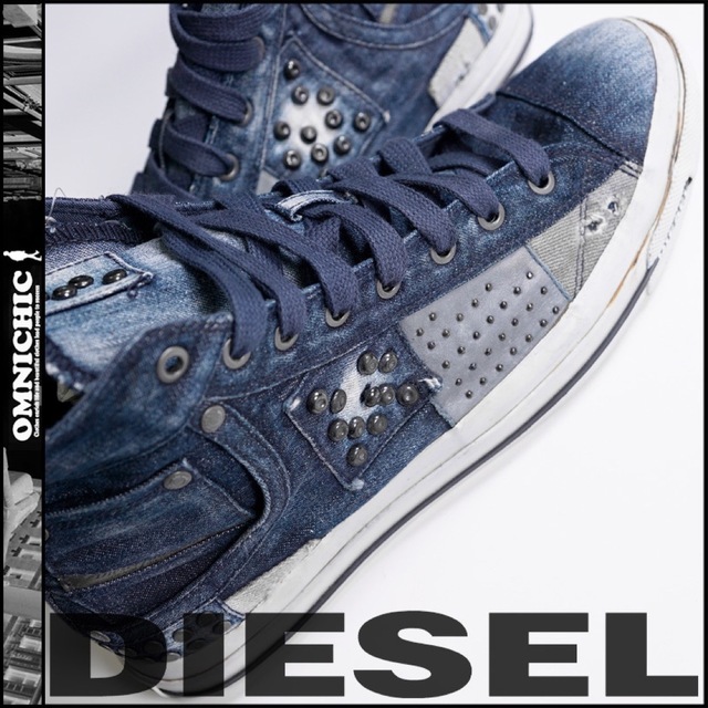 SAMPLE/EXPOSURE1/新品DIESELディーゼルハイカットスニーカー