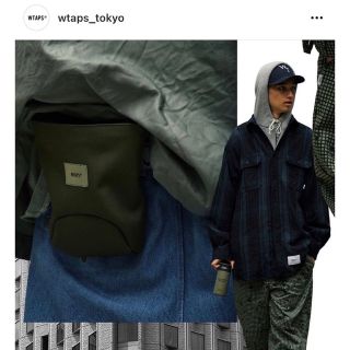 ダブルタップス(W)taps)のWTAPS UPROOT POUCH POLY. CORDURA オリーブドラブ(ウエストポーチ)