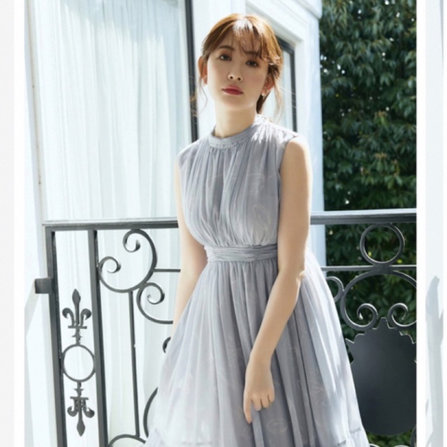 <Herlipto> Tulip Chiffon Long Dress