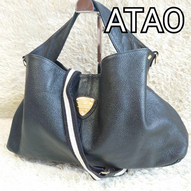 ✨️美品✨️ATAO elvy ハンドバッグ 2way ショルダーバッグ