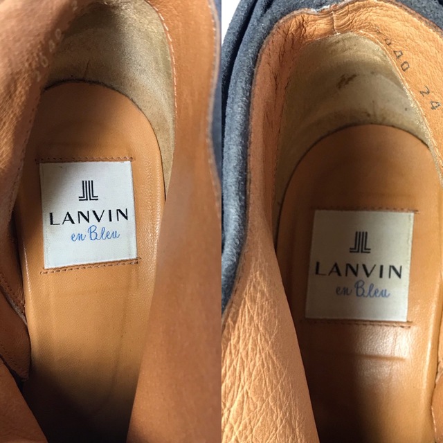LANVIN en Bleu(ランバンオンブルー)の【LANVIN】スエード ハイヒール ブーツ ランバン レディースの靴/シューズ(ハイヒール/パンプス)の商品写真