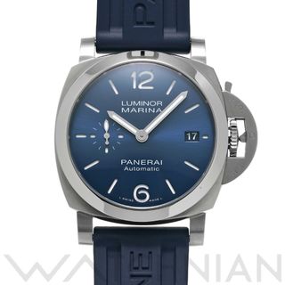 オフィチーネパネライ(OFFICINE PANERAI)の中古 パネライ PANERAI PAM01370 Y番(2022年製造) ブルー メンズ 腕時計(腕時計(アナログ))