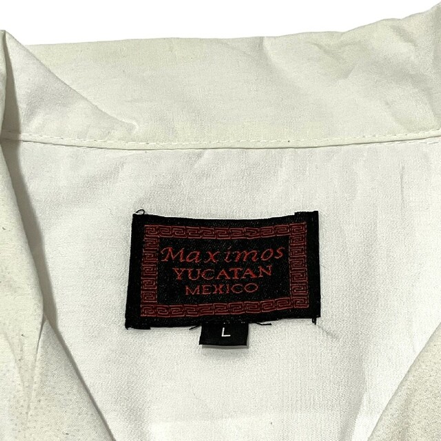 Maximos YUCATAN MEXICO】刺繍入り キューバシャツA835の通販 by jiro 