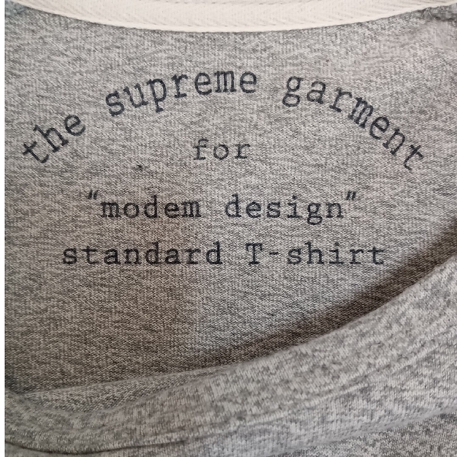 thesupremegarmentロンT長袖ロングスリーブグレーサイズ2/M相当 メンズのトップス(Tシャツ/カットソー(七分/長袖))の商品写真