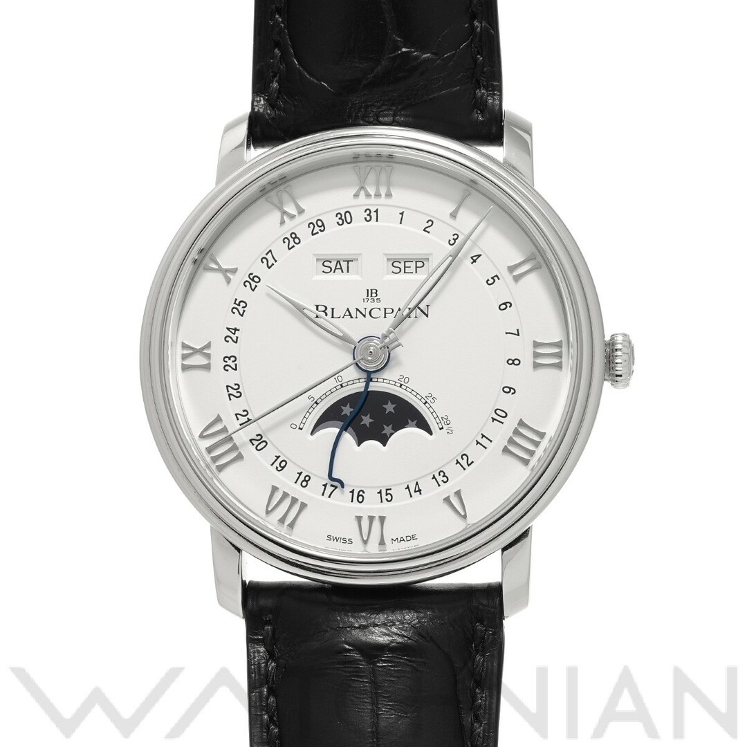 ブランパン Blancpain 6654 1127 55B ホワイト メンズ 腕時計