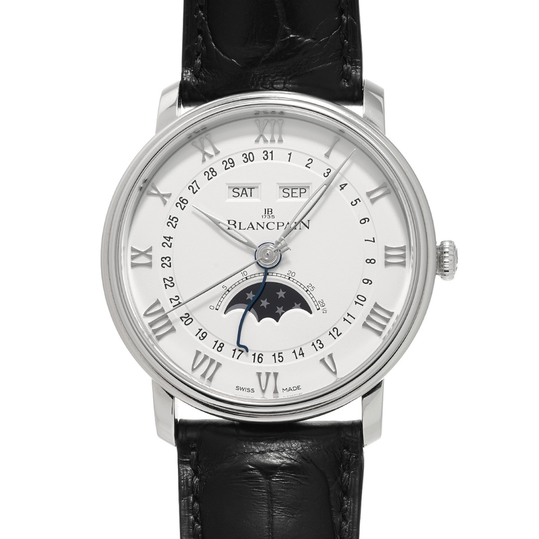 BLANCPAIN(ブランパン)の中古 ブランパン Blancpain 6654 1127 55B ホワイト メンズ 腕時計 メンズの時計(腕時計(アナログ))の商品写真