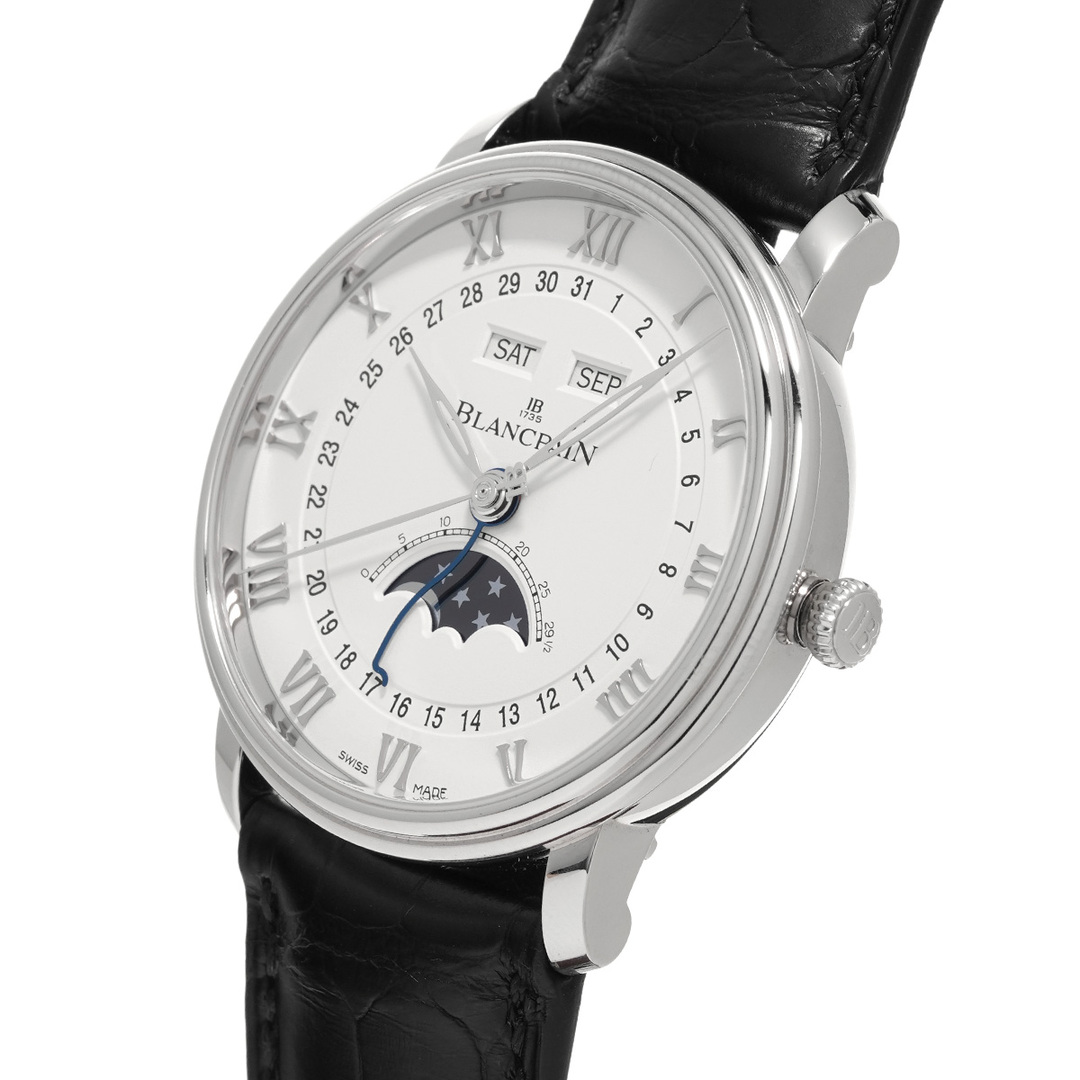 ブランパン Blancpain 6654 1127 55B ホワイト メンズ 腕時計