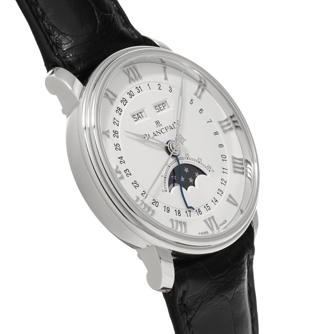 BLANCPAIN(ブランパン)の中古 ブランパン Blancpain 6654 1127 55B ホワイト メンズ 腕時計 メンズの時計(腕時計(アナログ))の商品写真