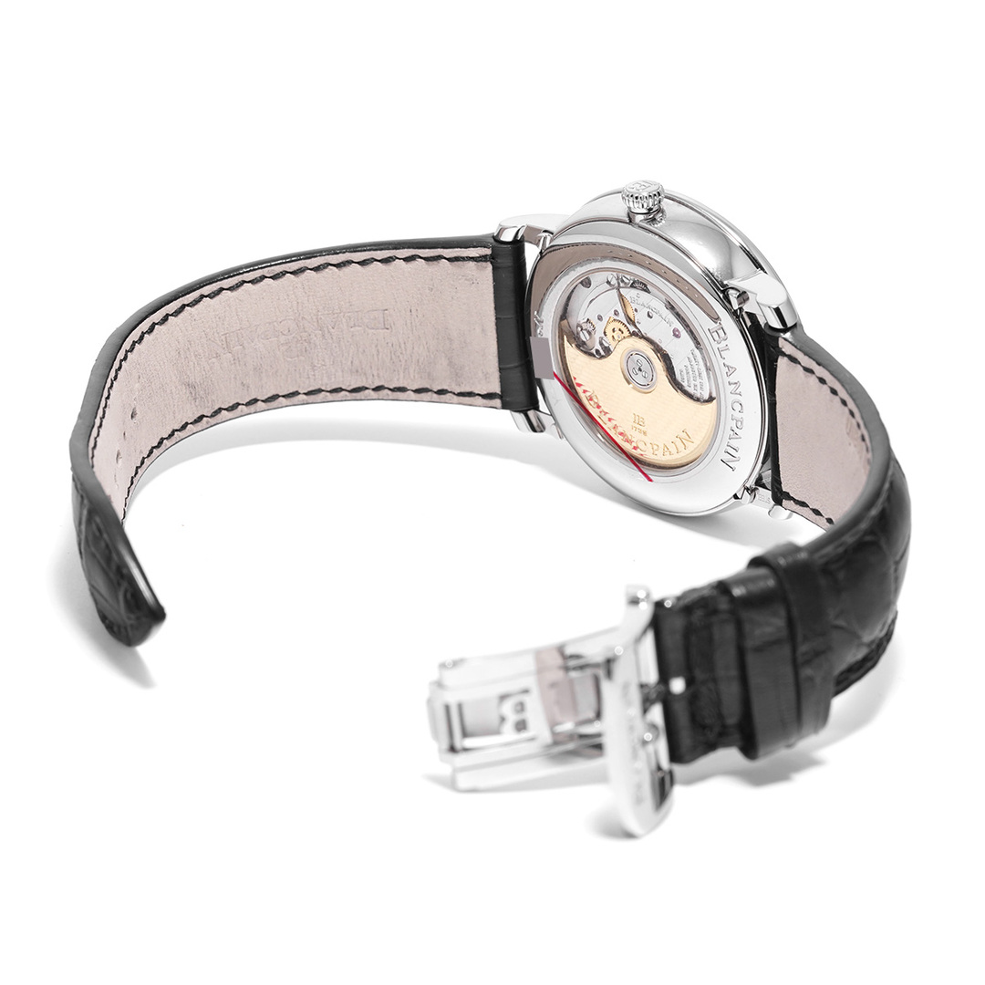 BLANCPAIN(ブランパン)の中古 ブランパン Blancpain 6654 1127 55B ホワイト メンズ 腕時計 メンズの時計(腕時計(アナログ))の商品写真
