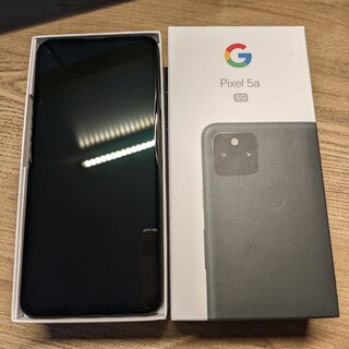 グーグルピクセル(Google Pixel)のGoogle Pixel 5a (5G) Mostly Black 128 GB(スマートフォン本体)