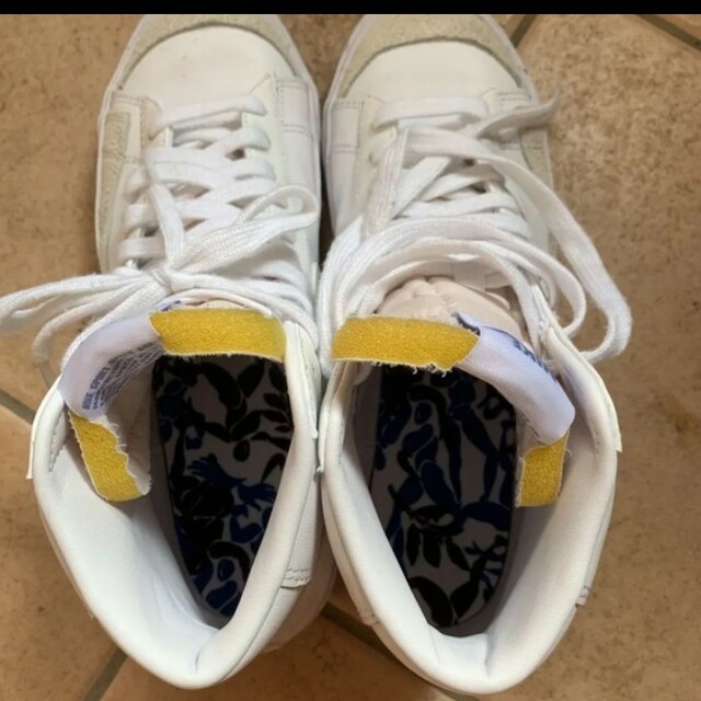 ナイキ NIKE W BLAZER MID 25cm ハイカット白 スニーカー