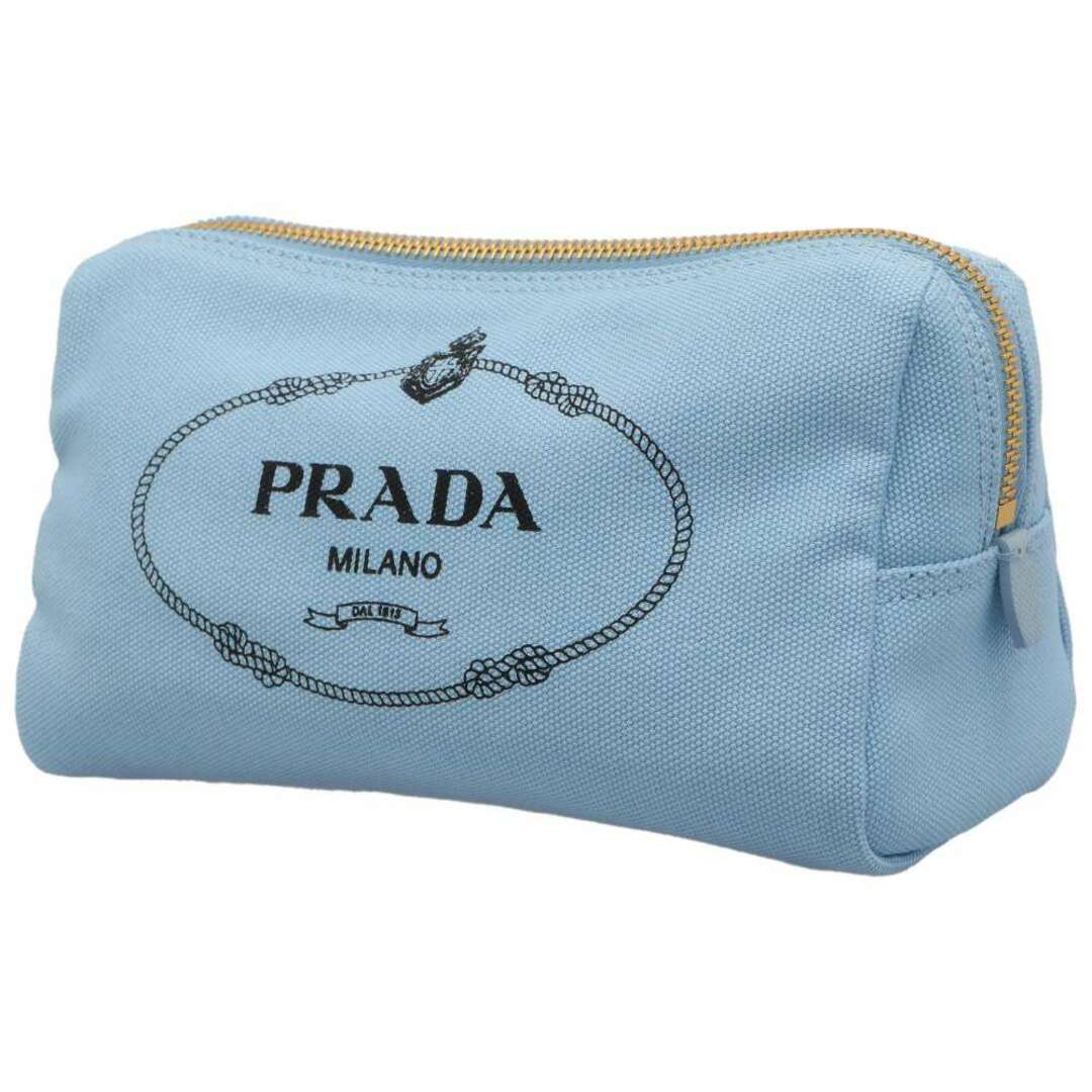 プラダ ポーチ カナパ ロゴ キャンバス 1NA693 PRADA 化粧ポーチ 小物