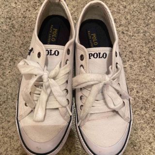 ポロ(POLO（RALPH LAUREN）)のPOLO スニーカー白(スニーカー)