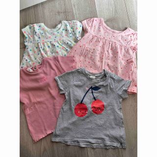 ザラキッズ(ZARA KIDS)の夏服tシャツ4枚セット(Tシャツ/カットソー)