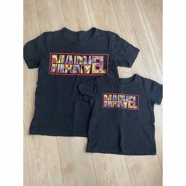 MARVEL(マーベル)のマーベル♡親子ペアルック♡スパイダーマン♡110 キッズ/ベビー/マタニティのキッズ服男の子用(90cm~)(Tシャツ/カットソー)の商品写真