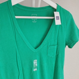 ギャップ(GAP)の新品未着用 タグ付⚓️GAP VINTAGE WASH TEE グリーン(Tシャツ/カットソー(半袖/袖なし))