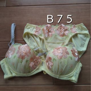 ブラジャー ショーツセット　Ｂ７５(ブラ&ショーツセット)