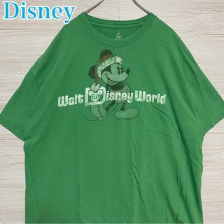ディズニー(Disney)の【入手困難】ディズニー　ミッキー　Tシャツ　2XLサイズ　ゆったり　一点物　海外(Tシャツ/カットソー(半袖/袖なし))