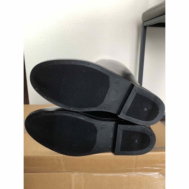 meduse(メデュース)の新品未使用 meduseメデュース レインブーツ 黒 38 レディースの靴/シューズ(レインブーツ/長靴)の商品写真