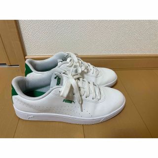 プーマ(PUMA)のPUMA 26.5センチ　ホワイトグリーン　コートピュア(スニーカー)