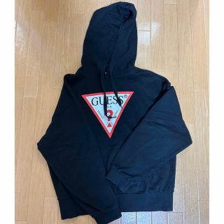 ゲス(GUESS)のGUESS パーカー　ブラック(パーカー)