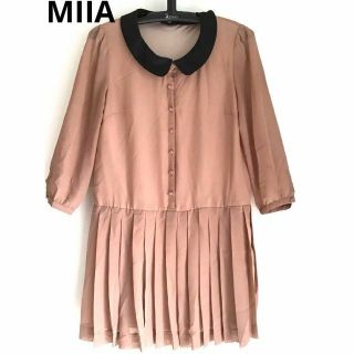 ミーア(MIIA)の【襟取り外し可能】MIIA　ミーア◆レトロ　襟付き　ワンピース◆地雷系　量産型(ひざ丈ワンピース)