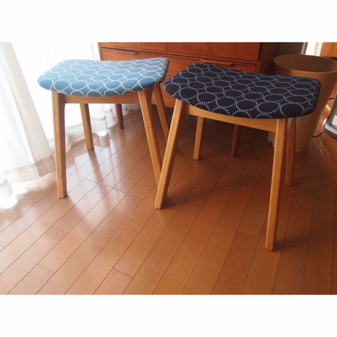 ミナペルホネン ハンドメイド スツール タンバリン 椅子 チェア 生地 ベンチ ミナペルホネン ハンドメイド スツール タンバリン 椅子 チェア 生地 ベンチ
