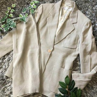 ナチュラ 【美品】⭐︎Max Mara⭐︎テーラードジャケット⭐︎草花柄