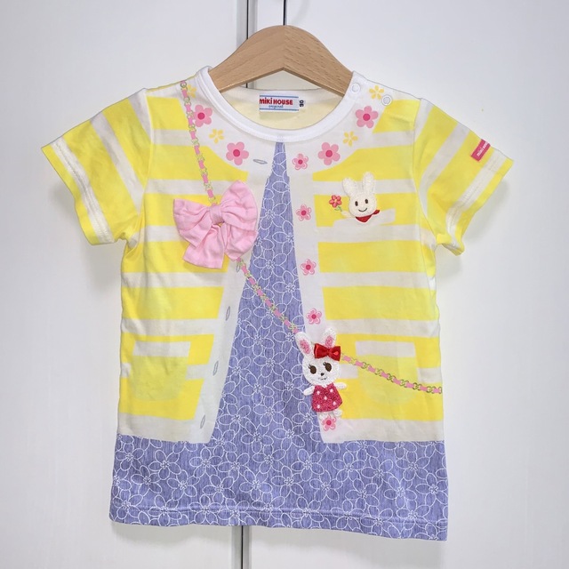 mikihouse(ミキハウス)の90・◎着用5回程度　◎日本製　mikihouse キッズ/ベビー/マタニティのキッズ服女の子用(90cm~)(Tシャツ/カットソー)の商品写真