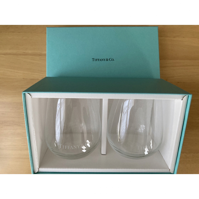 Tiffany & Co.(ティファニー)のティファニー　ペア　グラス　（紙袋付き） インテリア/住まい/日用品のキッチン/食器(グラス/カップ)の商品写真