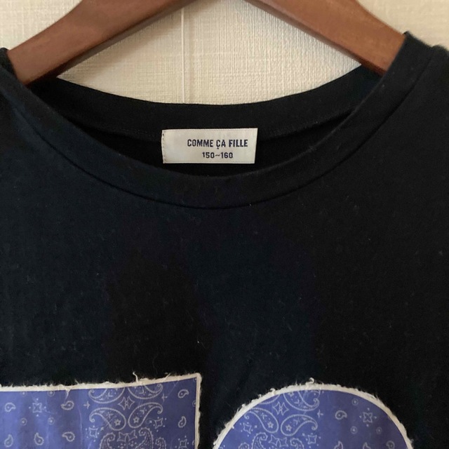COMME CA ISM(コムサイズム)のコムサイズム　半袖Tシャツ　ナンバー　紺 キッズ/ベビー/マタニティのキッズ服女の子用(90cm~)(Tシャツ/カットソー)の商品写真