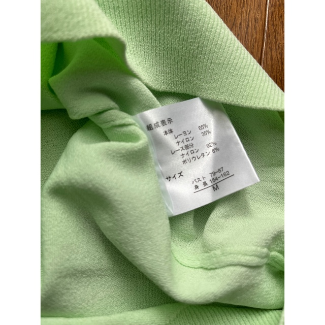 ライトグリーン　トップス レディースのトップス(カットソー(半袖/袖なし))の商品写真