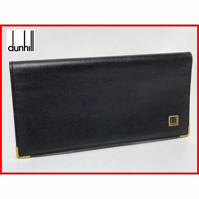 dunhill ダンヒル 二つ折り 長財布 黒 ウォレット K2