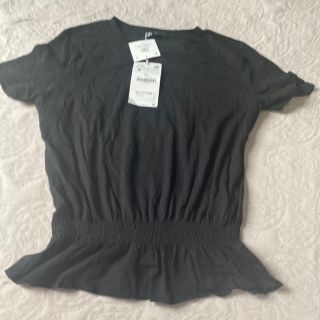 ザラ(ZARA)の新品ZARA‼︎ウエストフリルTシャツ(Tシャツ(半袖/袖なし))