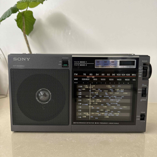ソニー(SONY)のSONY FM/AM ポータブルラジオ ICF-EX5MK2 美品(ラジオ)