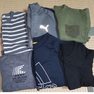 アディダス(adidas)のおまとめ　130　春秋冬　ジャンパー付き(Tシャツ/カットソー)