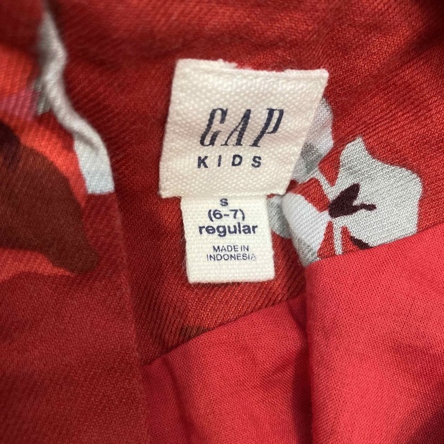 GAP Kids(ギャップキッズ)のGAP KIDS 赤 ワンピース  キッズ/ベビー/マタニティのキッズ服女の子用(90cm~)(ワンピース)の商品写真