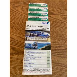 エーエヌエー(ゼンニッポンクウユ)(ANA(全日本空輸))の全日空ANA株主優待券4枚（有効期限2023年11月30日まで）(航空券)