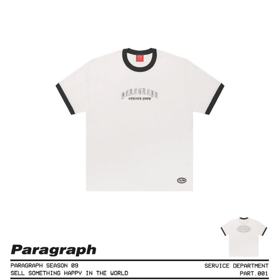 ★レア★ Paragraph パラグラフ　リンガーTシャツ　半袖　Tシャツ メンズのトップス(Tシャツ/カットソー(半袖/袖なし))の商品写真