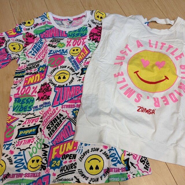 Zumba(ズンバ)のZUMBAウェアＴシャツセット スポーツ/アウトドアのトレーニング/エクササイズ(その他)の商品写真